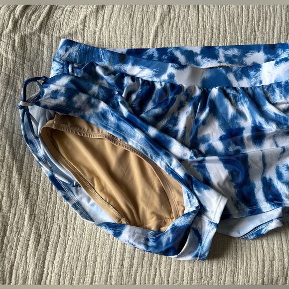 NWT - Cacique Drawstring Swim Short - Size 20 - Plus Size Swim Bottom - Picture 3 of 5